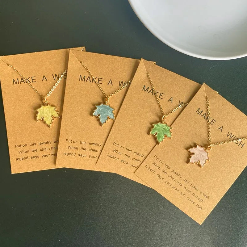 Maple Leaf Necklace