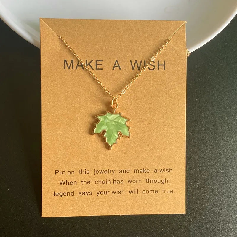 Maple Leaf Necklace