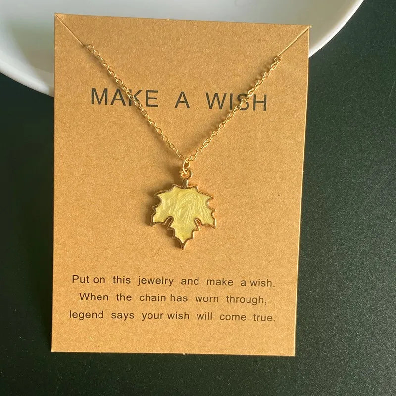 Maple Leaf Necklace